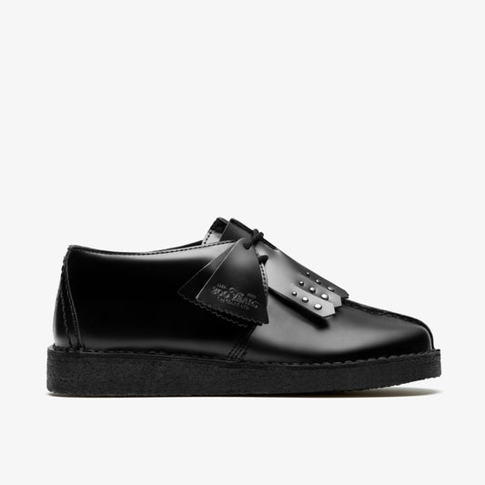 Clarks Trusted / Desert Trek Black Hi Shine Leather