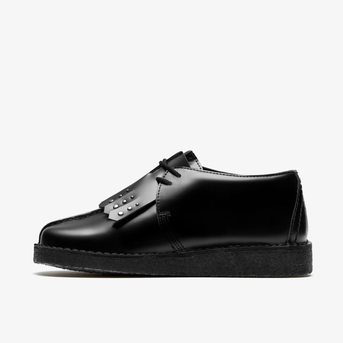 Clarks Trusted / Desert Trek Black Hi Shine Leather