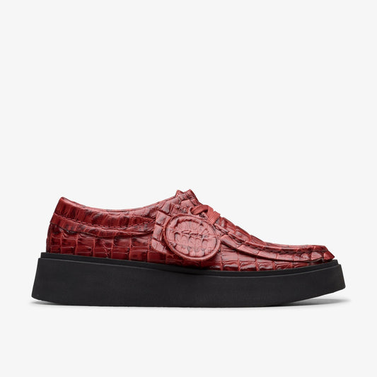 Clarks Exclusive / Martine Rose Torview Womens Burgundy Leather