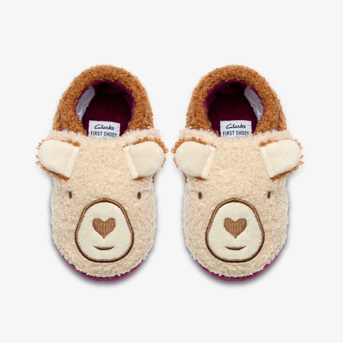 Clarks Sale / Fluffy Snug Toddler Cream Teddy