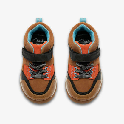 Clarks Top Pick / Steggy 2 Glow Toddler Tan