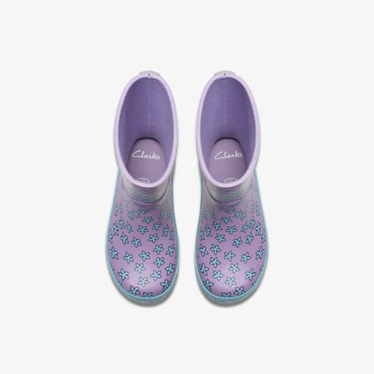 Clarks Essential / Tarri Run Toddler Lilac Combination
