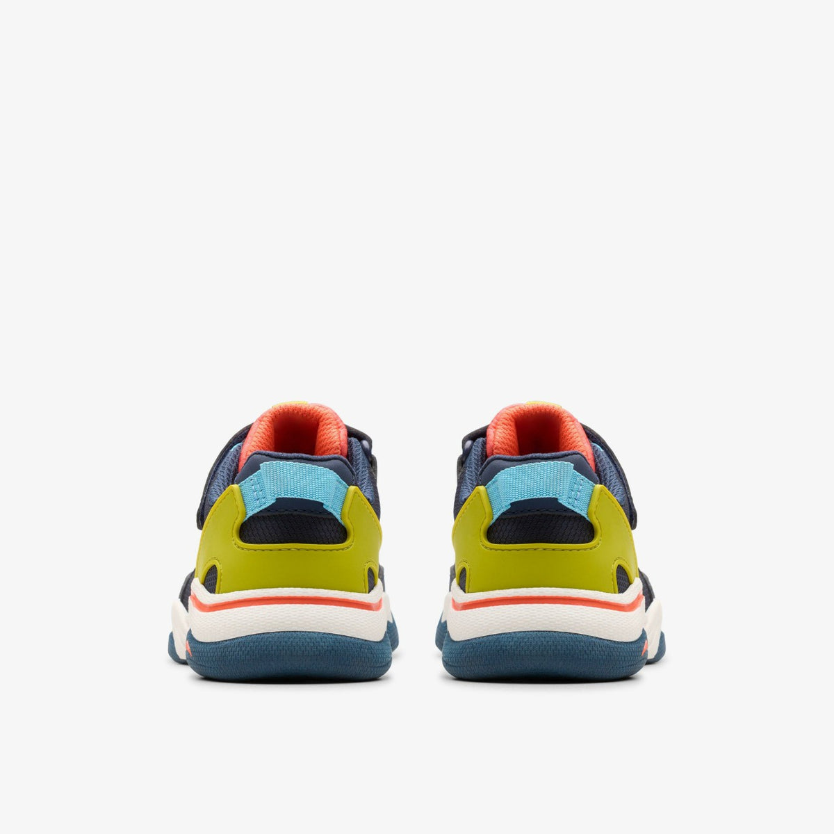 Clarks Discount / Feather Track Kid Navy Combination