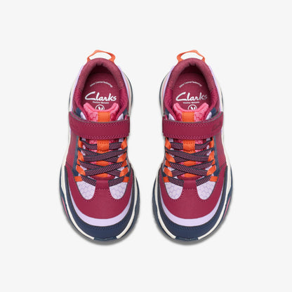 Clarks Exclusive / Feather Track Kid Berry Combination