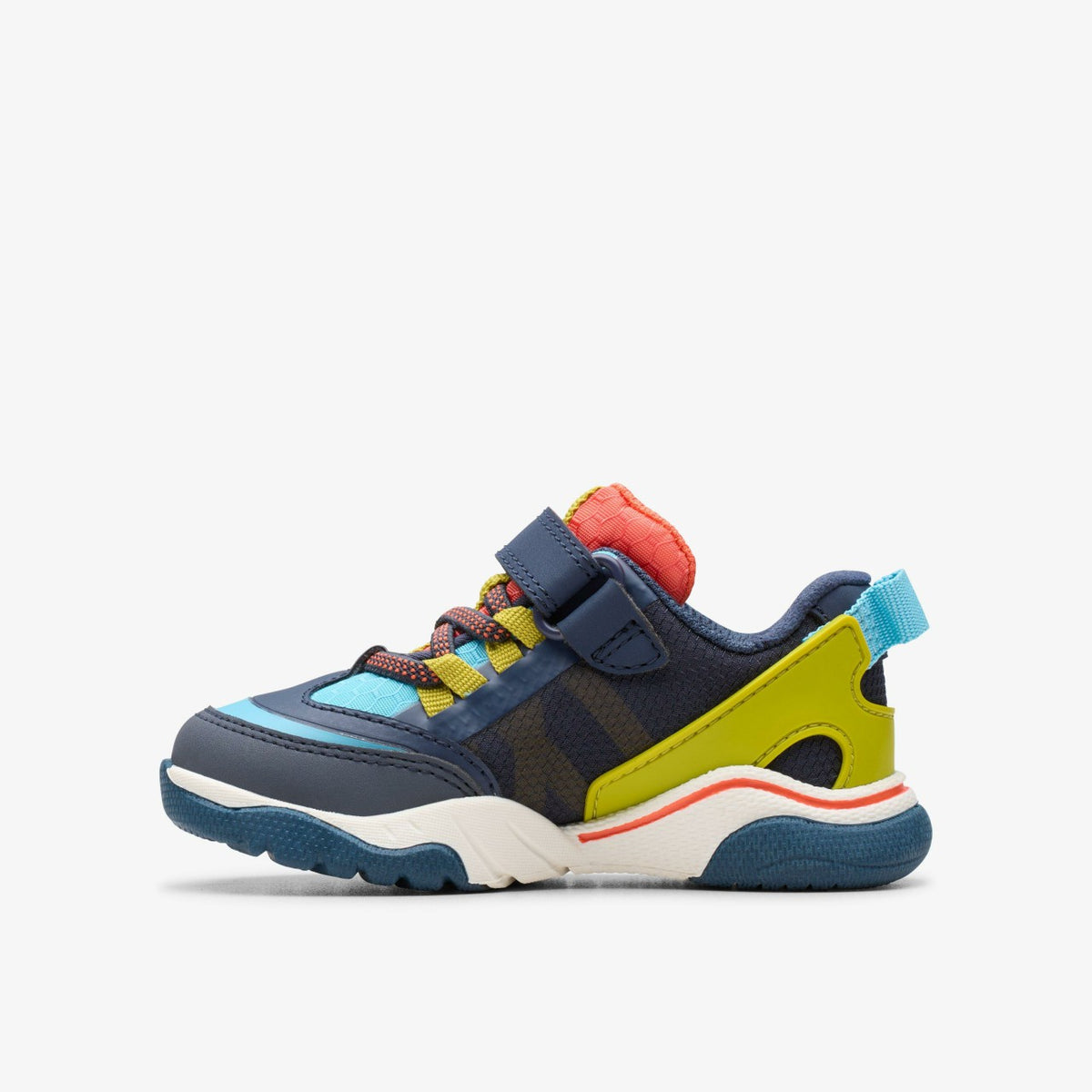 Clarks Hot Sale / Feather Track Toddler Navy Combination