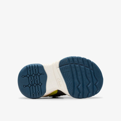 Clarks Hot Sale / Feather Track Toddler Navy Combination