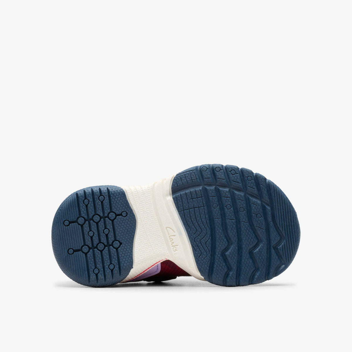 Clarks Signature / Feather Track Toddler Berry Combination