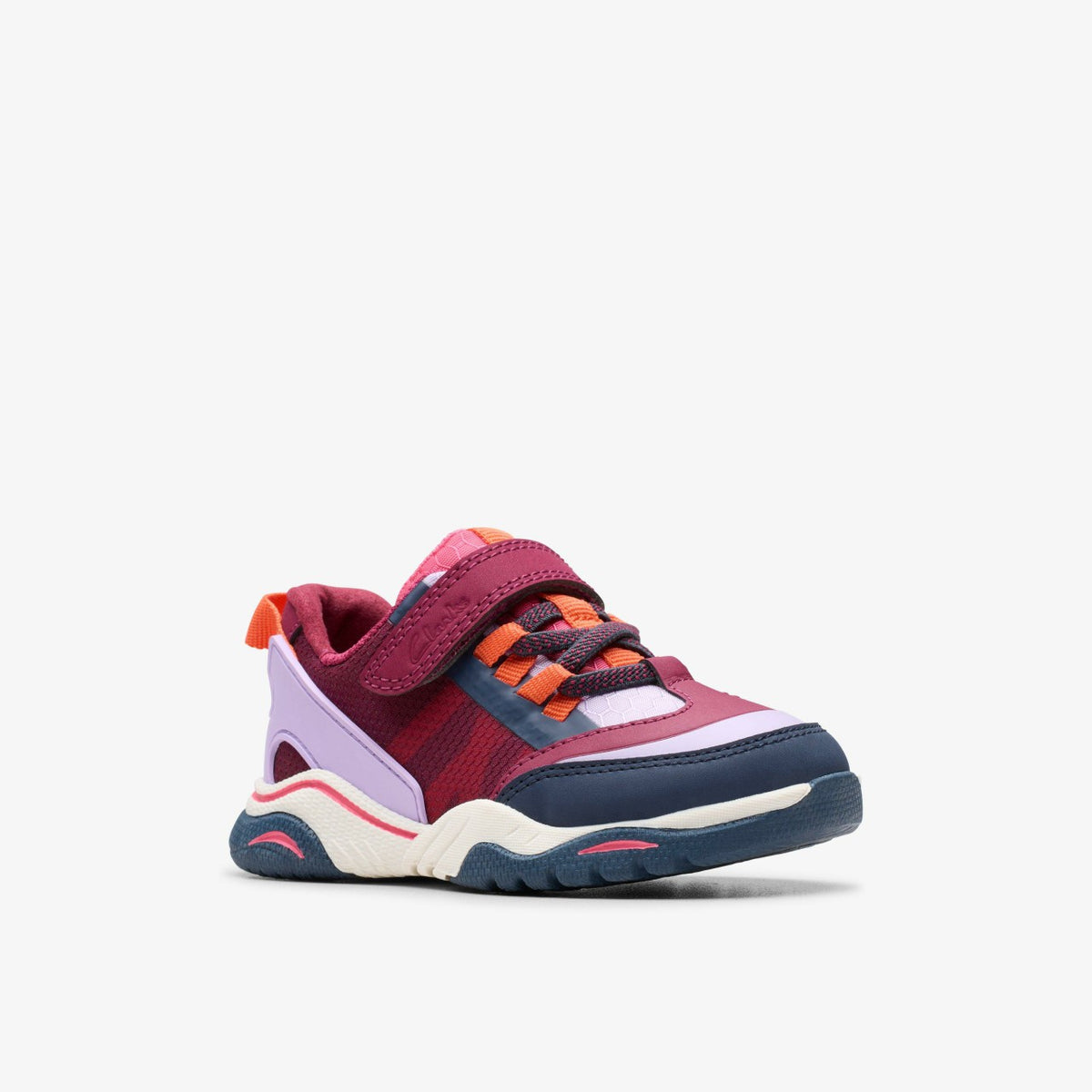 Clarks Signature / Feather Track Toddler Berry Combination