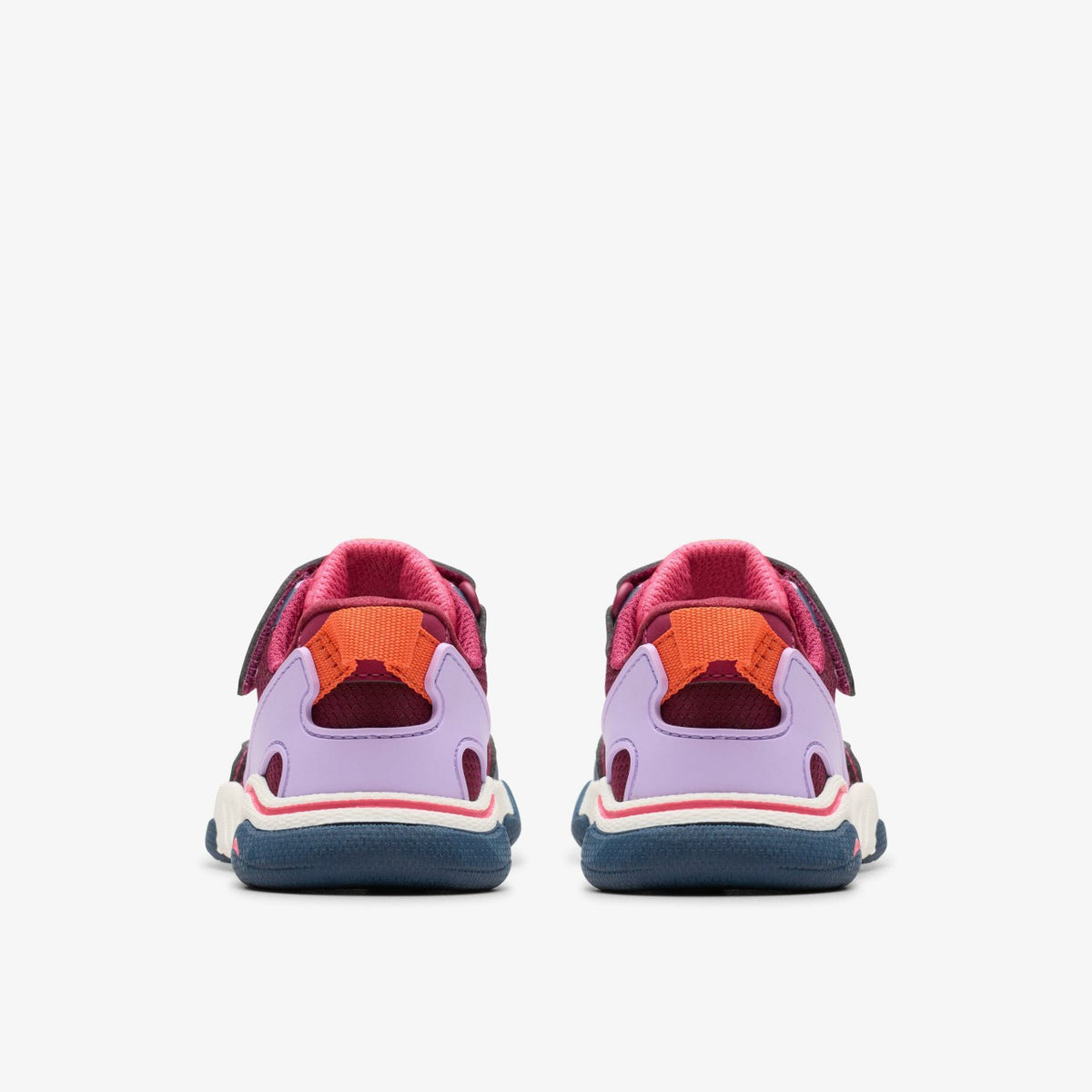 Clarks Signature / Feather Track Toddler Berry Combination