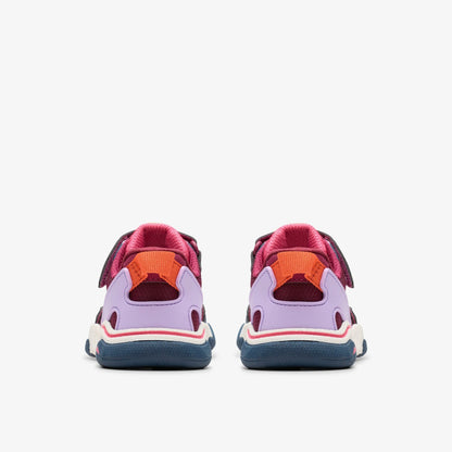 Clarks Signature / Feather Track Toddler Berry Combination