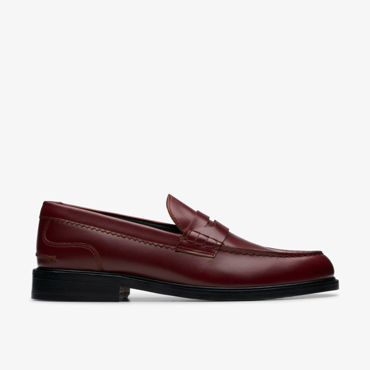 Clarks Hot Sale / Craft James Lo Loafer Wine Leather