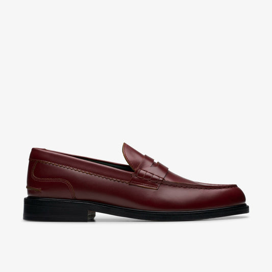 Clarks Hot Sale / Craft James Lo Loafer Wine Leather