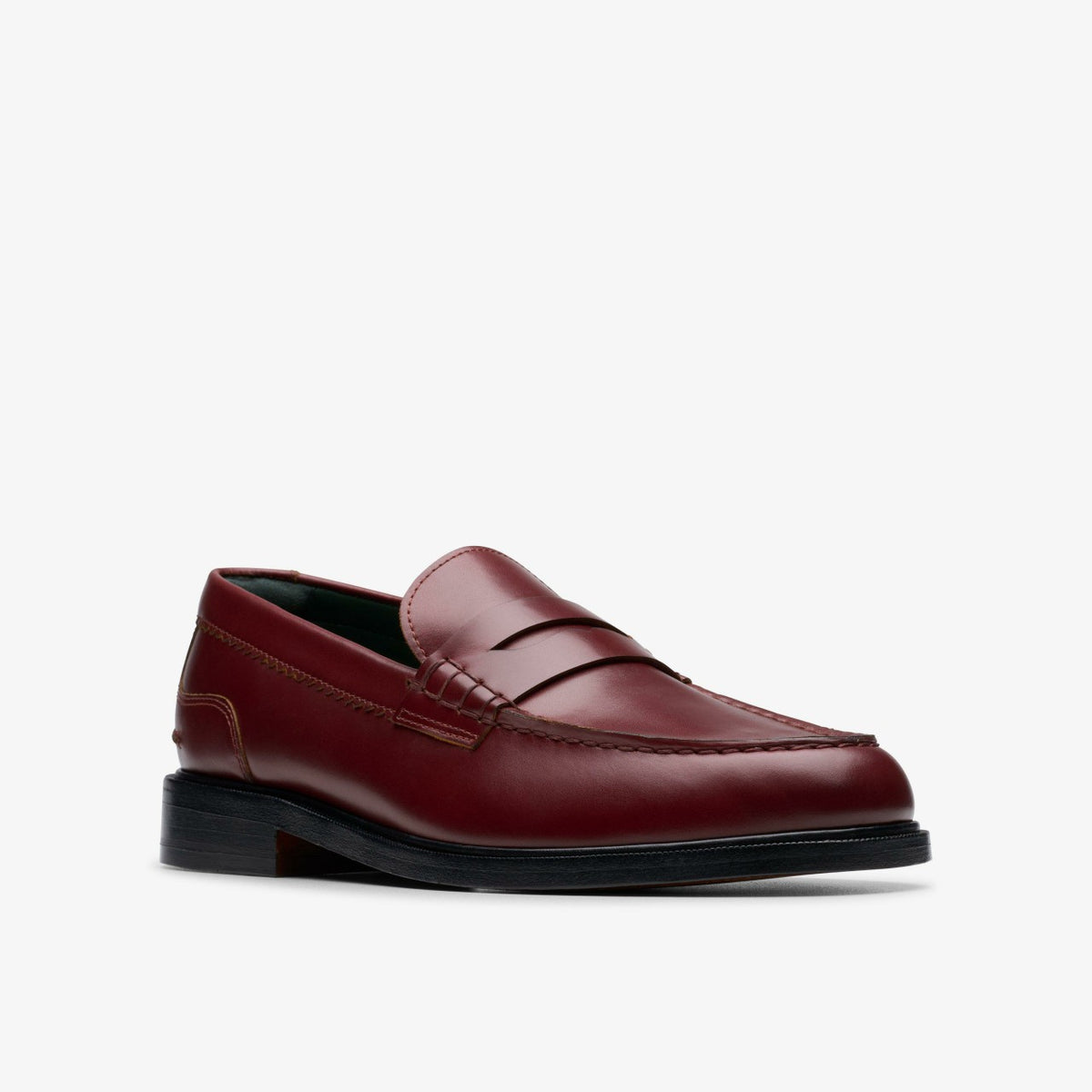 Clarks Hot Sale / Craft James Lo Loafer Wine Leather