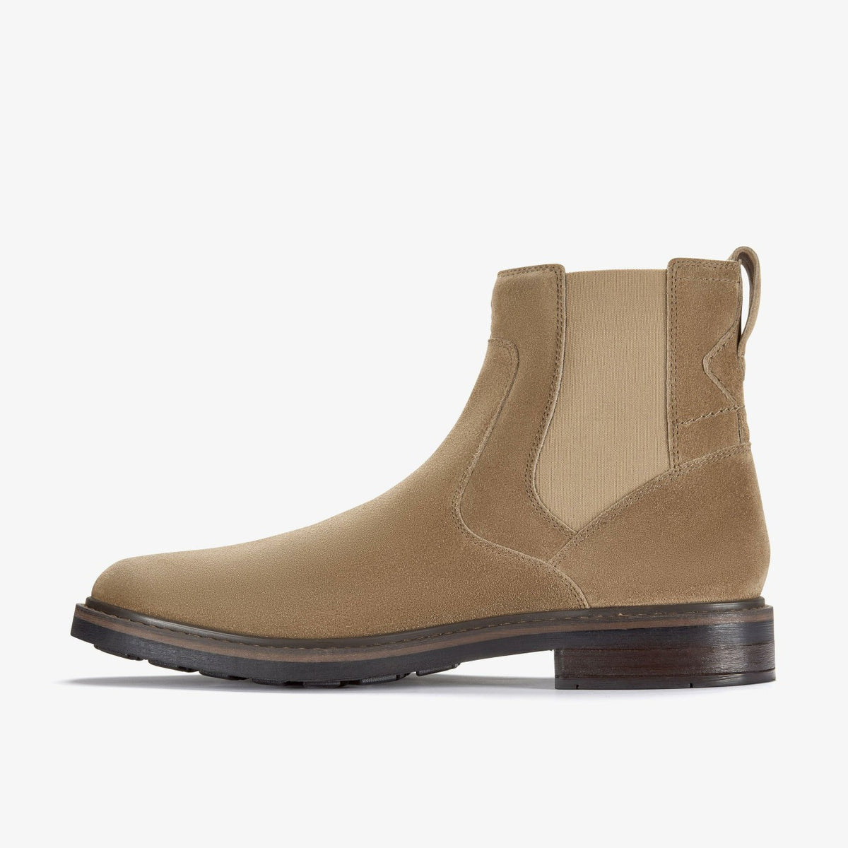Clarks Popular / Newford Easy Dark Sand Suede