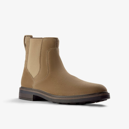 Clarks Popular / Newford Easy Dark Sand Suede