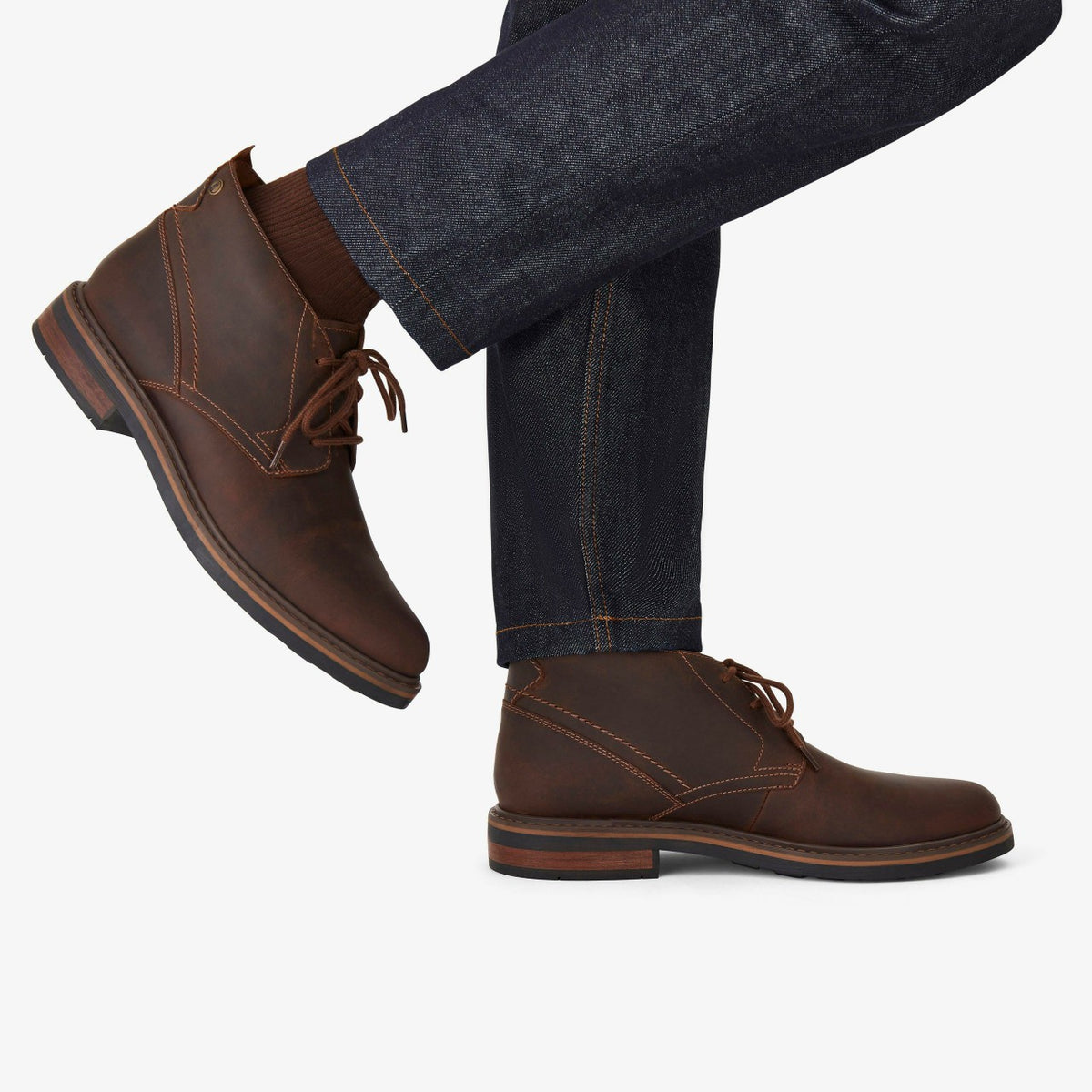 Clarks Classic / Newford Mid Beeswax Leather