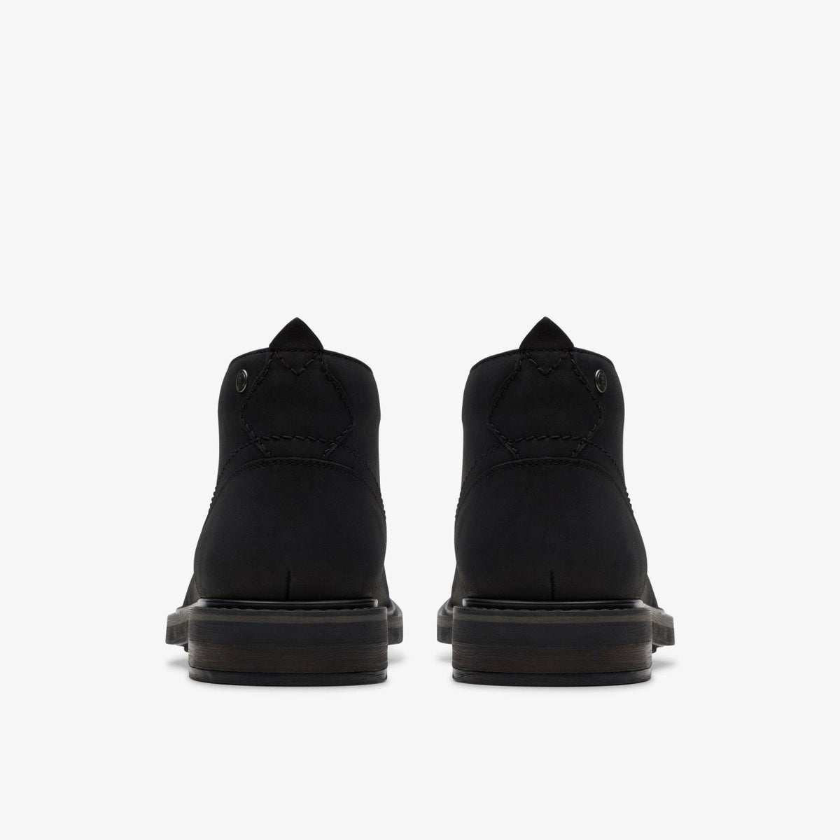 Clarks Hot Sale / Newford Mid Black Leather