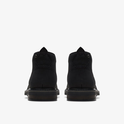 Clarks Hot Sale / Newford Mid Black Leather