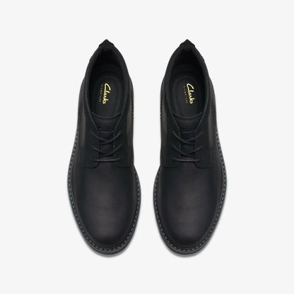 Clarks Hot Sale / Newford Mid Black Leather