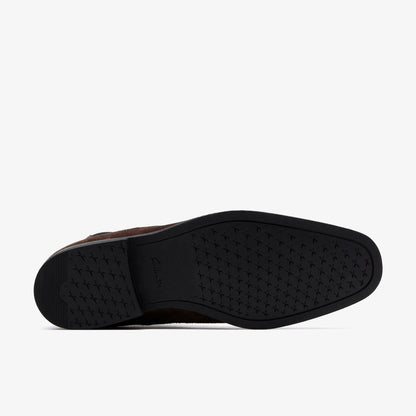 Clarks Hot Sale / Paulton Easy Dark Brown Suede