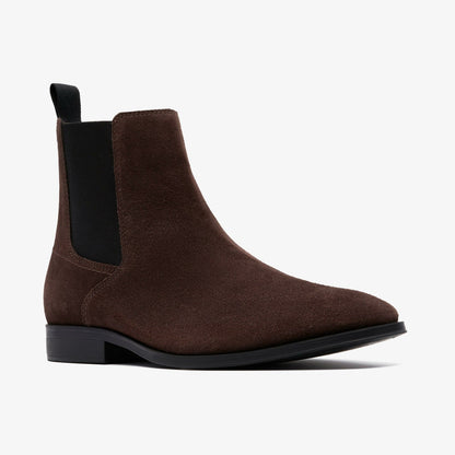 Clarks Hot Sale / Paulton Easy Dark Brown Suede