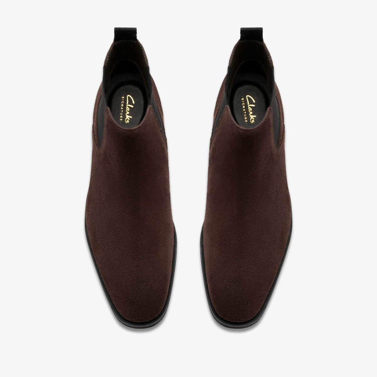 Clarks Hot Sale / Paulton Easy Dark Brown Suede