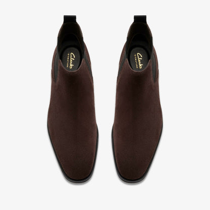 Clarks Hot Sale / Paulton Easy Dark Brown Suede