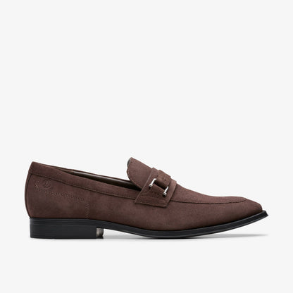 Clarks Quality / Paulton Lo Dark Brown Suede