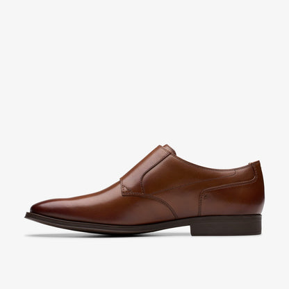 Clarks Everyday / Paulton Monk Tan Leather