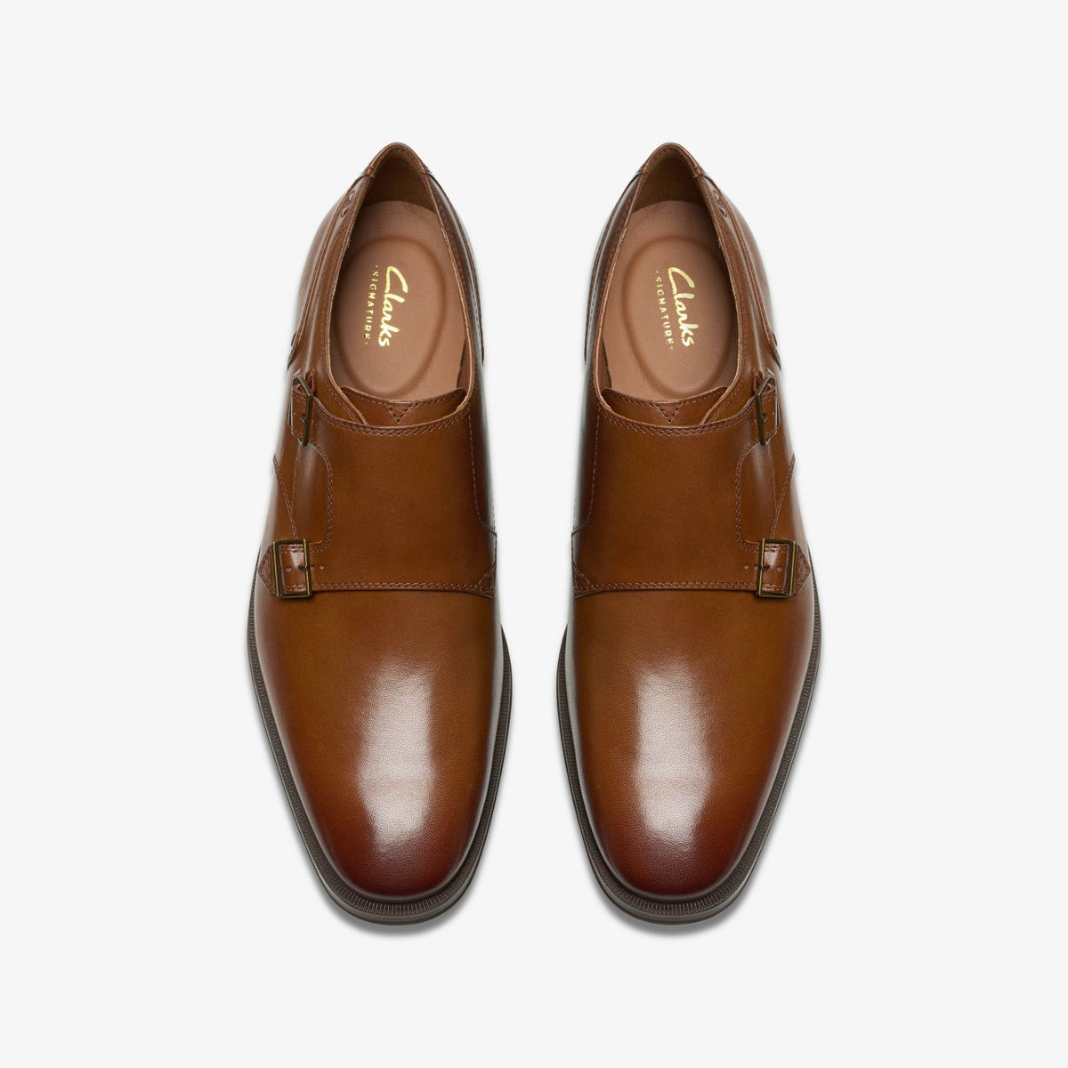 Clarks Everyday / Paulton Monk Tan Leather