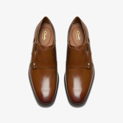 Clarks Everyday / Paulton Monk Tan Leather
