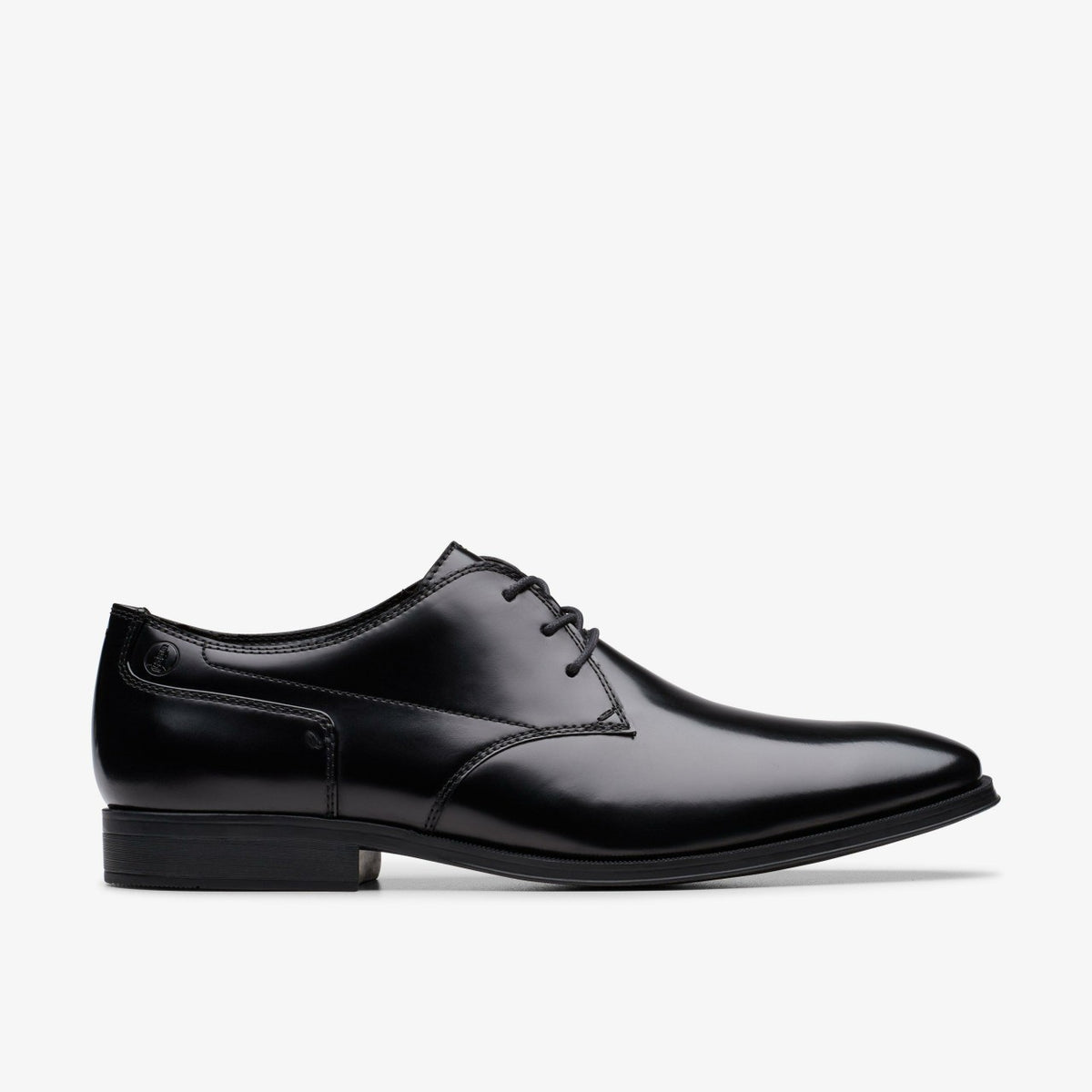 Clarks Deals / Paulton Lace Black Hi Shine Leather