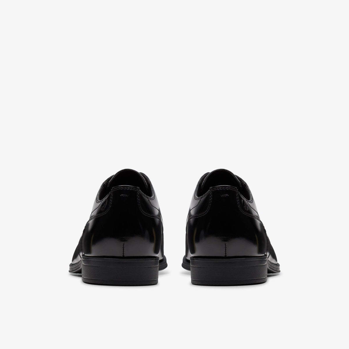 Clarks Deals / Paulton Lace Black Hi Shine Leather