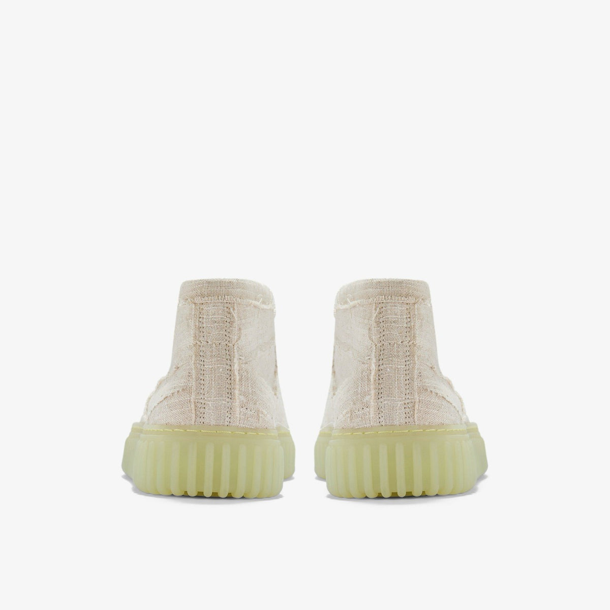 Clarks New / Torhill Hallow Off White Textile