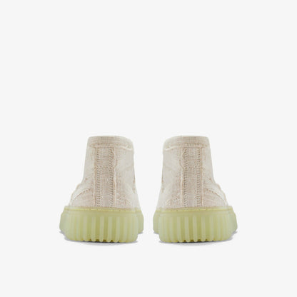 Clarks New / Torhill Hallow Off White Textile