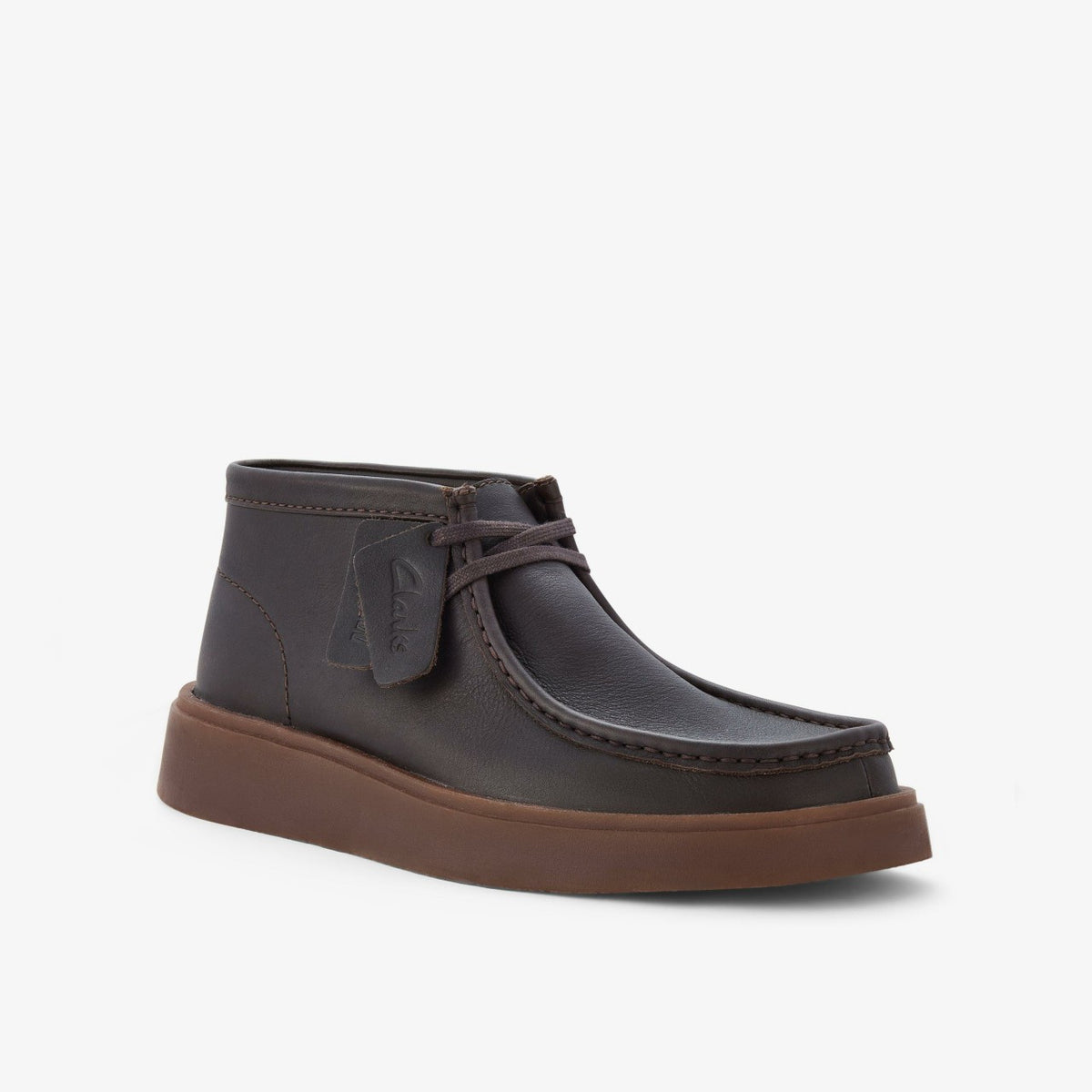 Clarks Best Price / Torview Hi Brown Leather