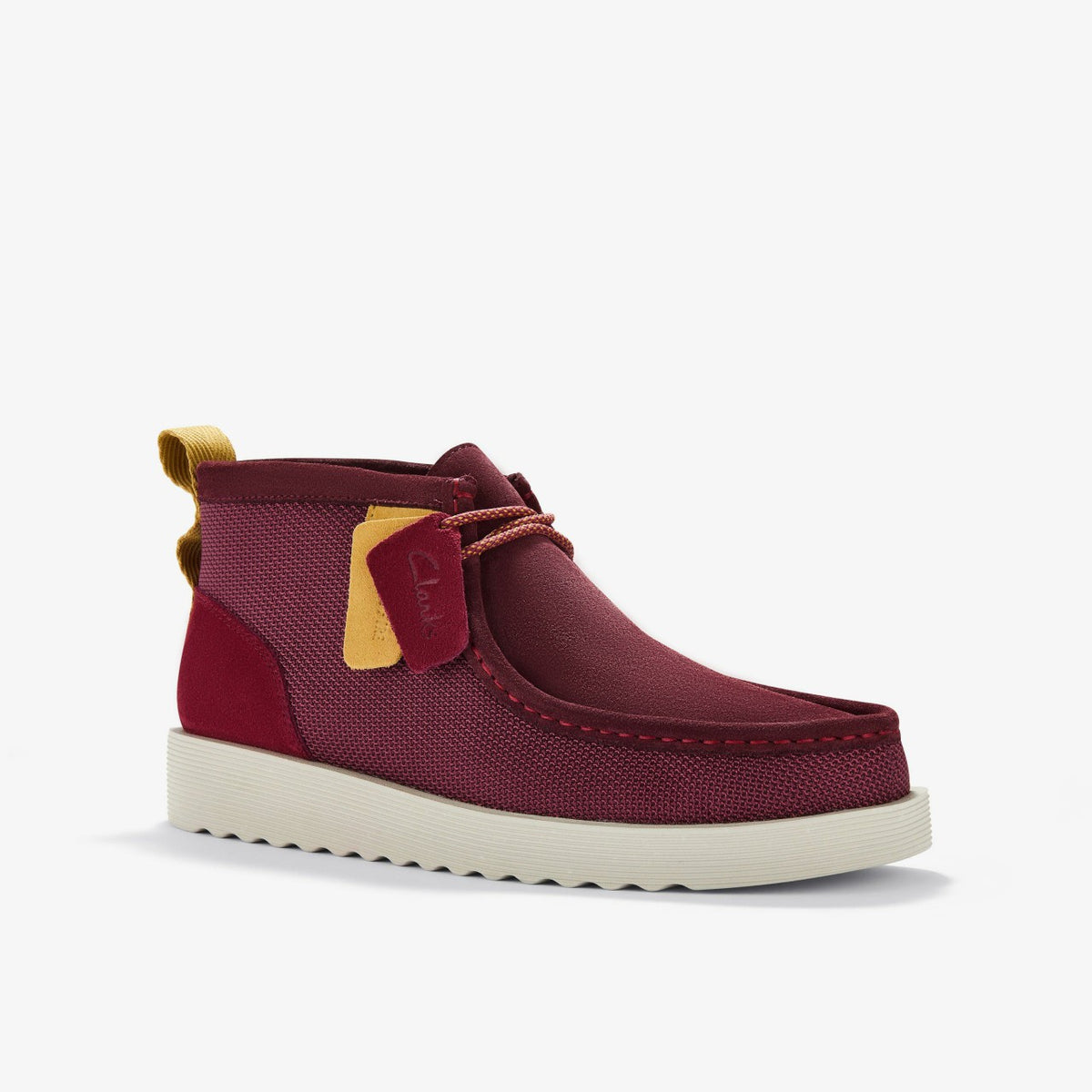 Clarks Featured / Wallabee FTR2 Boot Burgundy Combination