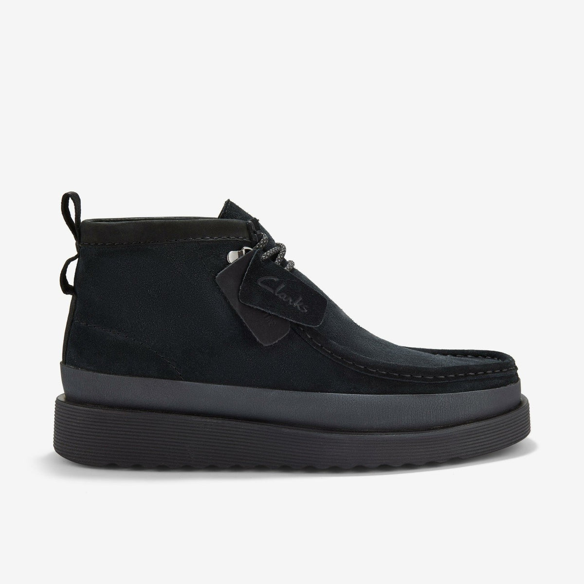 Clarks Featured / Wallabee FTR2 Hi Black Suede