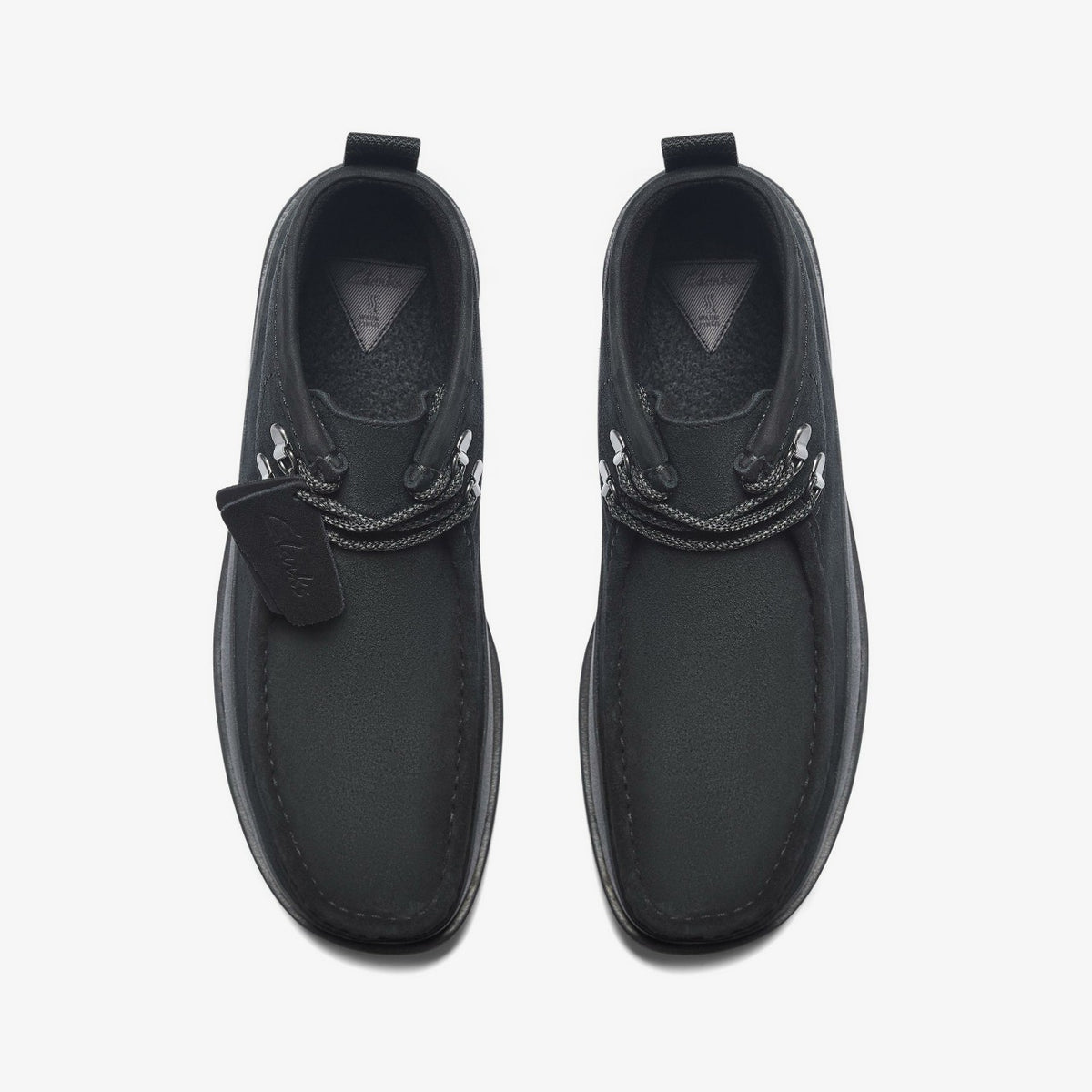 Clarks Featured / Wallabee FTR2 Hi Black Suede