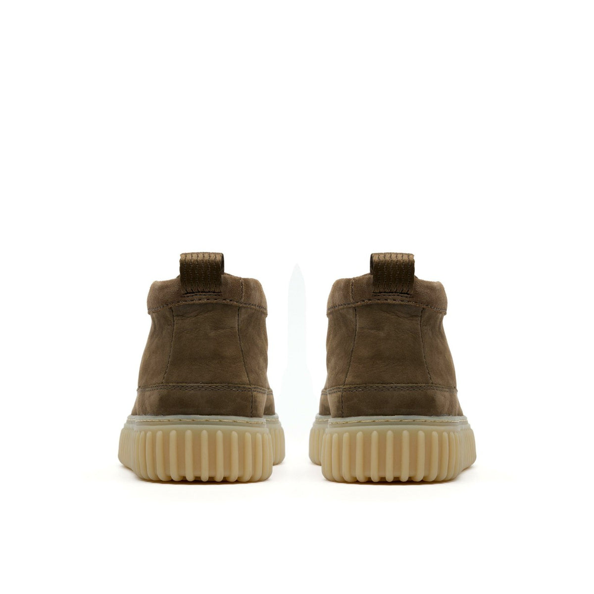 Clarks New / Torhill Lace Hi Khaki Nubuck