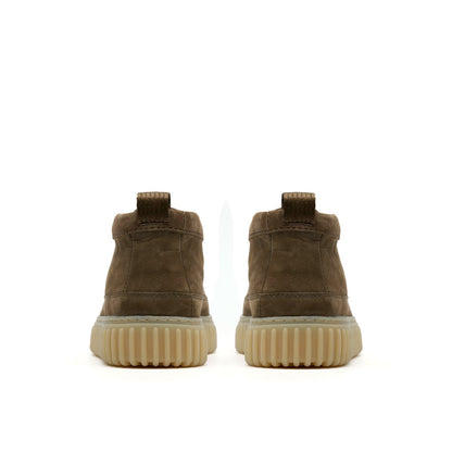 Clarks New / Torhill Lace Hi Khaki Nubuck