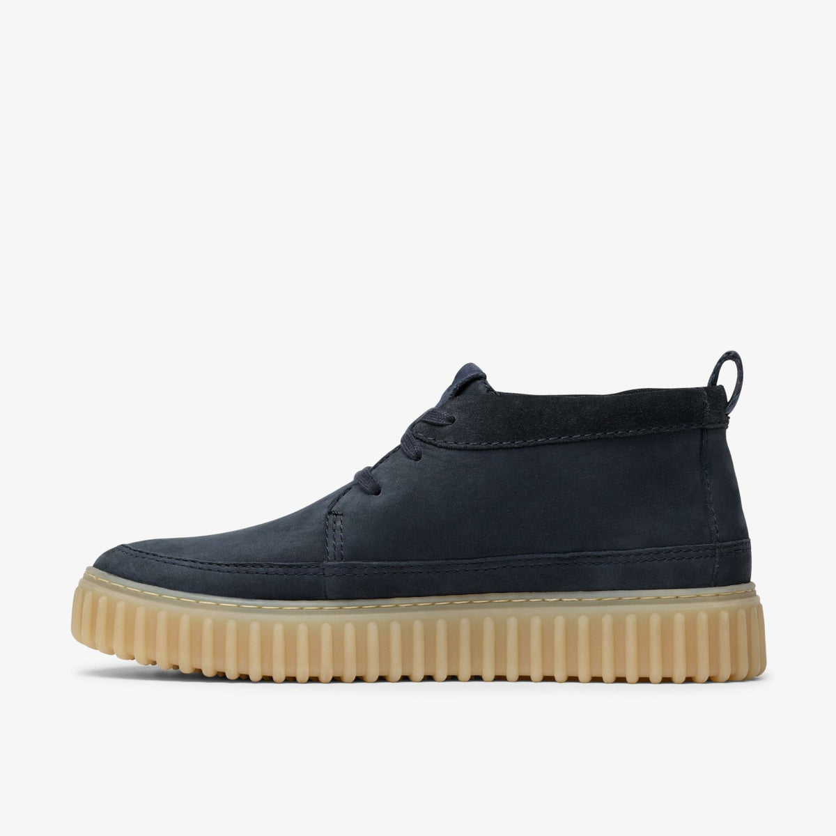 Clarks Latest / Torhill Lace Hi Navy Nubuck