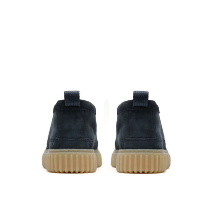 Clarks Latest / Torhill Lace Hi Navy Nubuck