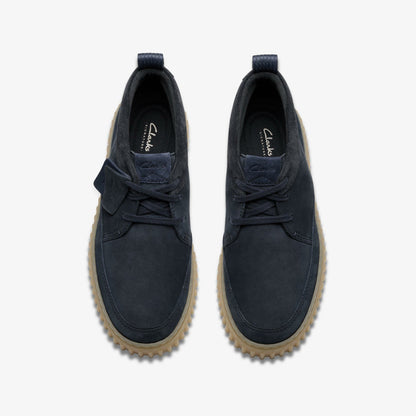 Clarks Latest / Torhill Lace Hi Navy Nubuck