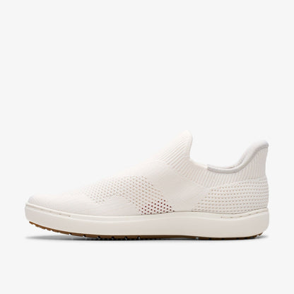 Clarks Top Pick / Nalle Step White Knit