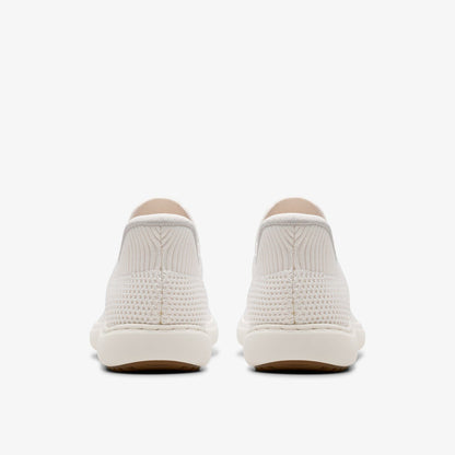 Clarks Top Pick / Nalle Step White Knit