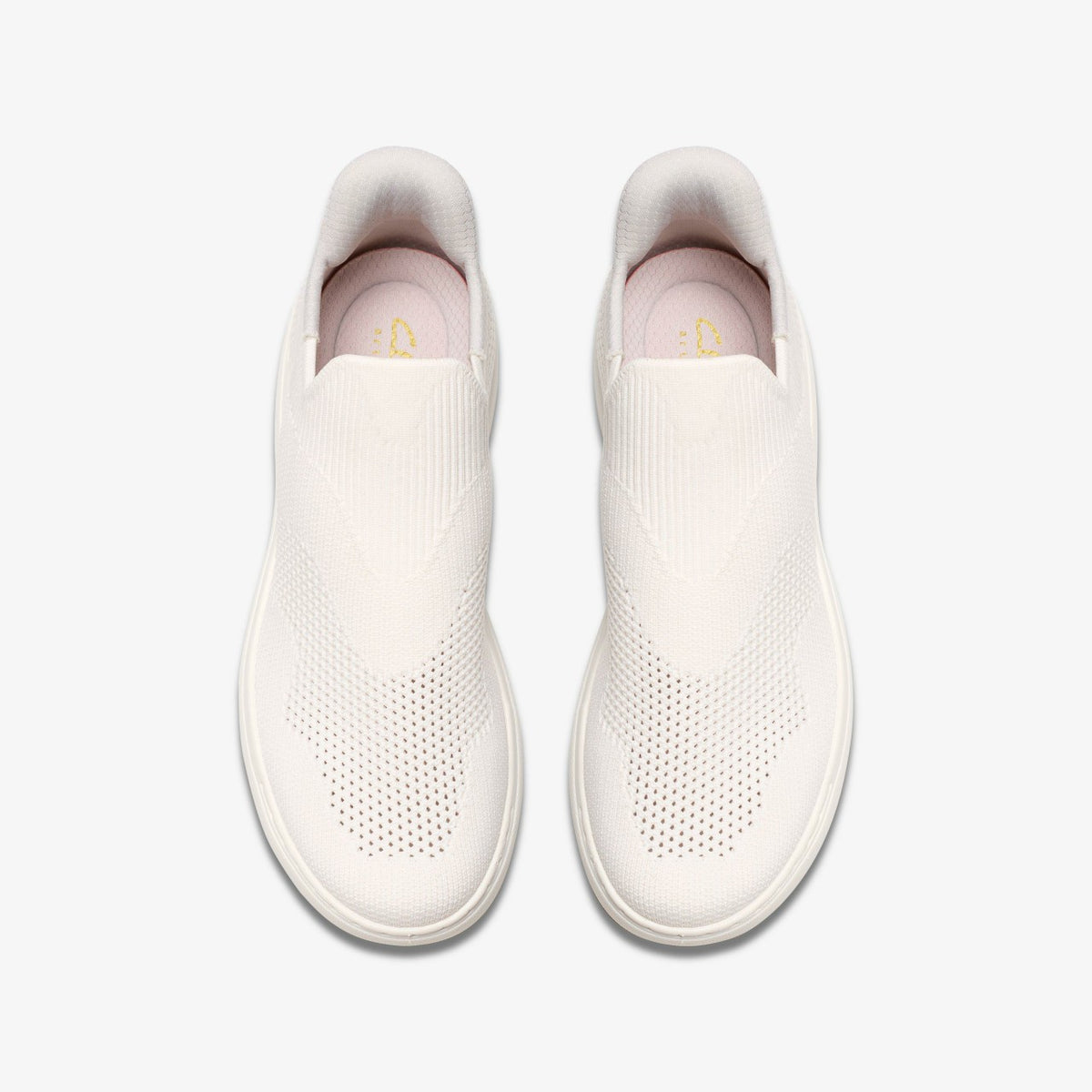 Clarks Top Pick / Nalle Step White Knit