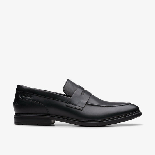 Clarks Top Pick / Banbury Lo Black Leather