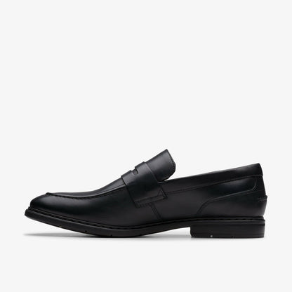 Clarks Top Pick / Banbury Lo Black Leather