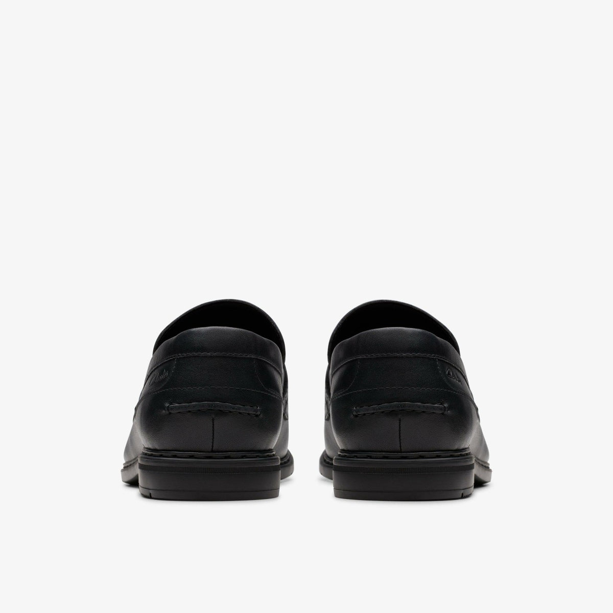 Clarks Top Pick / Banbury Lo Black Leather